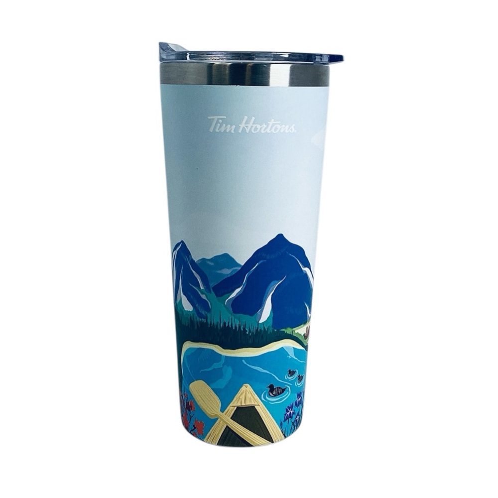 💚 Tim Hortons Stainless Steel Travel Mug 22oz.